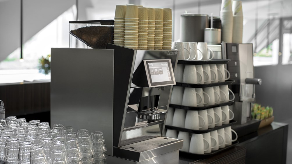 Lækker fairtraide kaffe til morgenmaden på hotel Wakeup Copenhagen