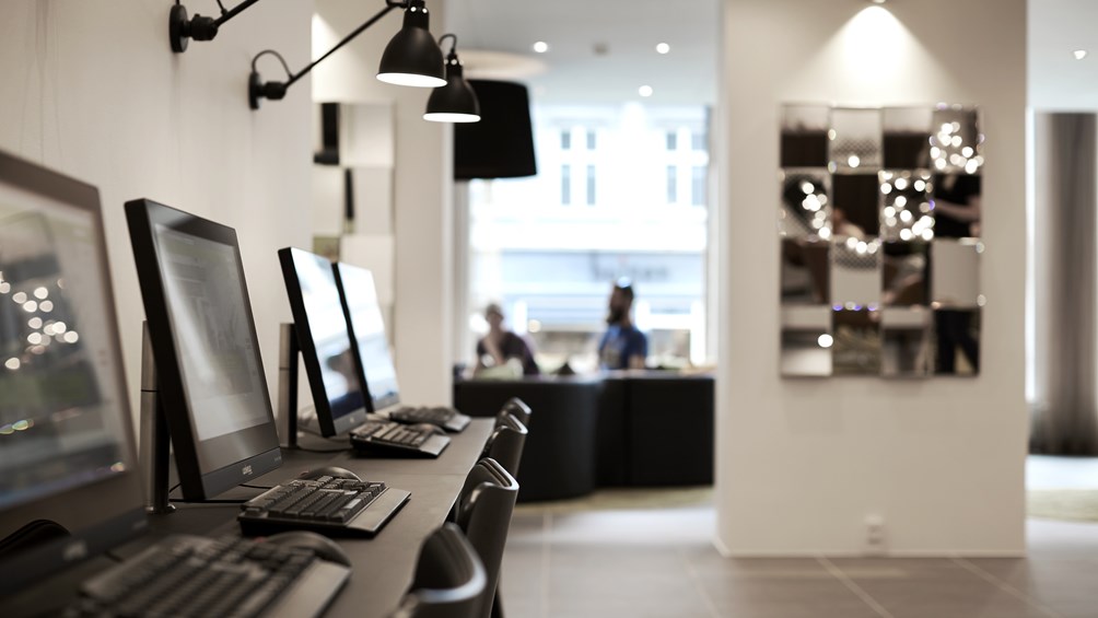 Business centre at Wakeup Aarhus