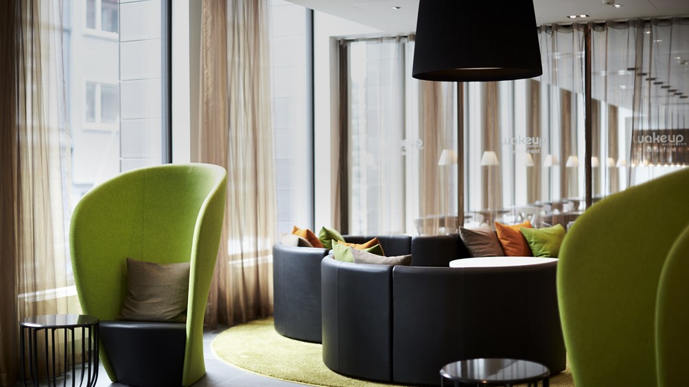 Lounge area at Wakeup Aarhus
