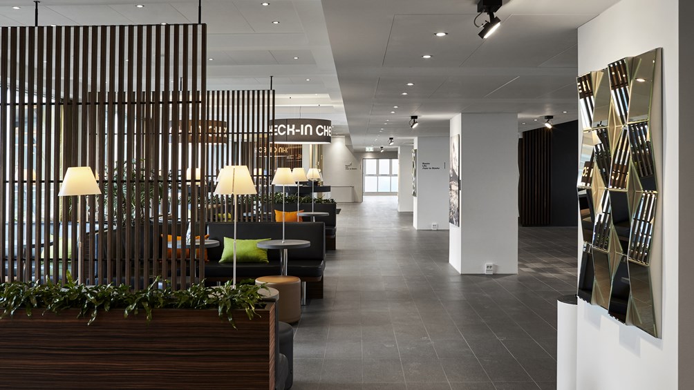 Wakeup Copenhagen | The lobby area at the Wakeup hotel in Bernstorffsgade