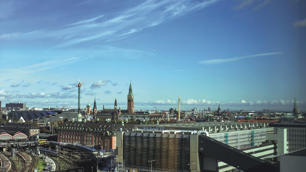 The view from Wakeup Copenhagen in Carsten Niebuhrs Gade