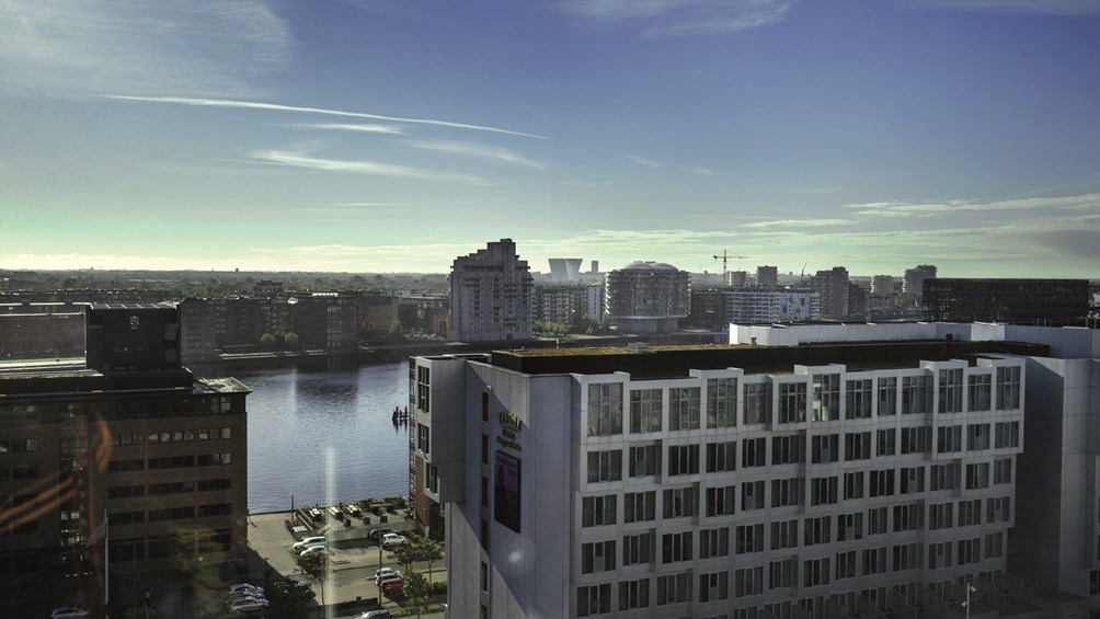 The view from Wakeup Copenhagen in Carsten Niebuhrs Gade